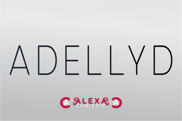 Adellyd: A Minimal Sans Serif Font for Modern Campaigns