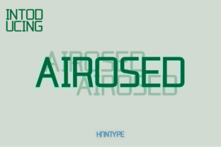 Airosed Typeface for Modern Web Design