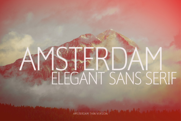Amsterdam Thin: A Sleek Sans Serif Font for Modern Brands