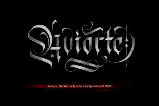 Aviorte: A Designer’s Review of This Bold Blackletter