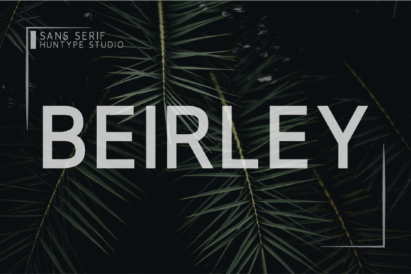 Beirley: A Fresh Sans Serif Font for Editorial Design