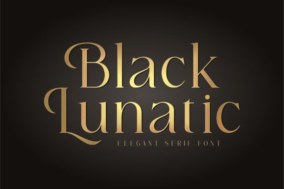 Black Lunatic Font Review: A Serif for Bold Brands