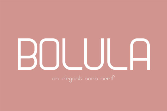 Bolula: A Light Sans Serif Font for Elegant Branding
