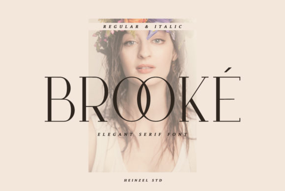 Broké: A Refined Serif Font for Editorial Design