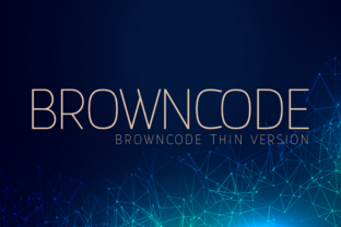 Browncode Thin: The Elegant Sans Serif Typeface for Clear Campaigns
