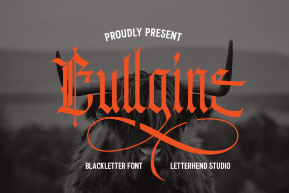 Bullgine: A Blackletter Font for Bold Branding