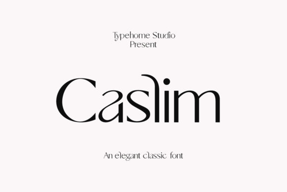 Caslim: The Minimalist Font for Clear Campaigns