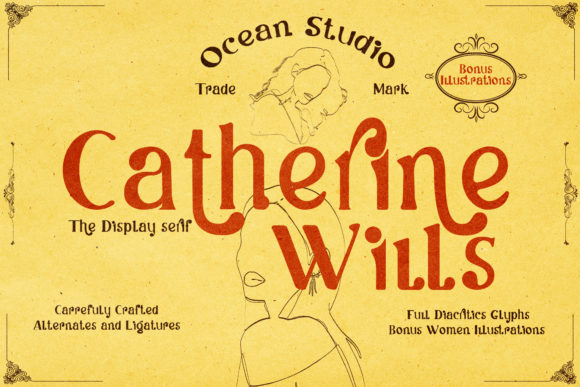 Catherine Wills: An Elegant Serif Font for Web Design