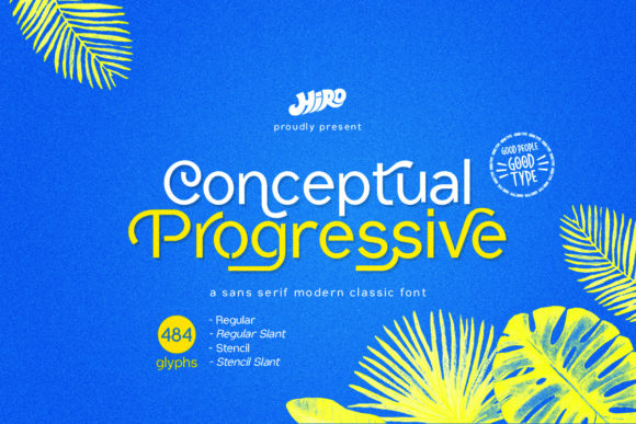 Conceptual Progressive: A Refined Sans Serif for Editorial Design