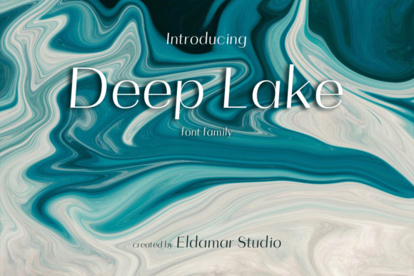 Deep Lake: A Calm Sans Serif Font for Editorial Design