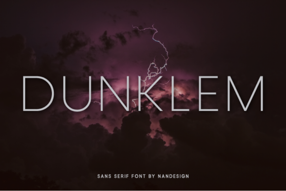 Dunklem: A Minimal Sans Serif Font for Modern Web Design