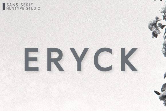 Eryck: A Clean Sans Serif Font for Branding