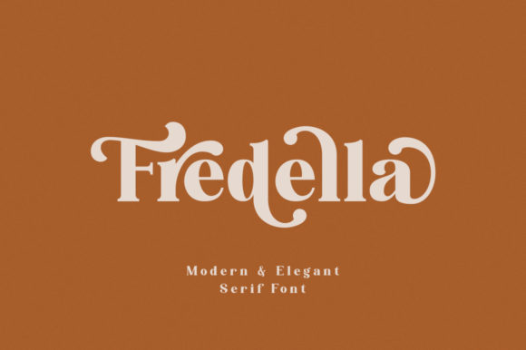 Fredella: The Elegant Serif Font for Crafters