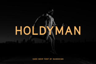 Holdyman: A Clean Sans Serif Typeface for Web Design