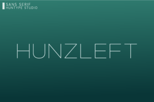 Hunzleft: A Clean Sans Serif Typeface for Modern Editorial Design