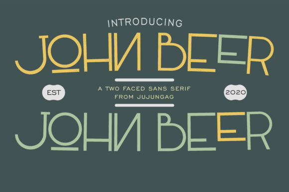 John Beer: A Minimal Sans Serif Typeface for Modern Editorial Design