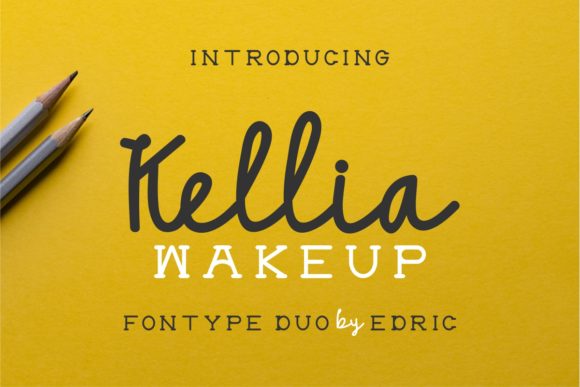 Kellia Wakeup Family: A Serif Font for Branding