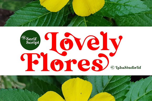 Lovely Flores: The Serif Font for Scroll-Stopping Content