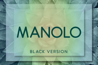 Manolo Black Font for Clean Branding
