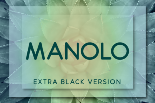 Manolo Extra Black: A Bold Typeface for Editorial Design
