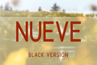 Nueve Black: The Typeface That Elevates Brand Identity