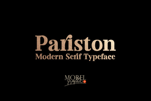 Pariston Typeface: A Minimal Serif for Modern Branding