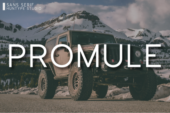 Promule: The Modern Sans Serif Font for Makers