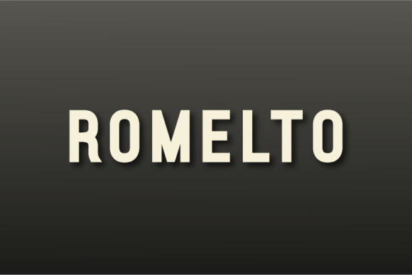 Romelto: The Sans Serif Typeface for Bold Marketing