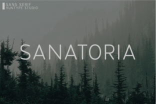 Sanatoria Font: A Modern Sans Serif for Web Design