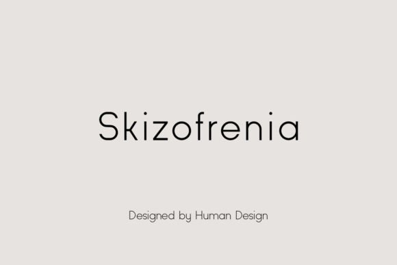 Skizofrenia: A Clean Typeface for Bold Campaigns