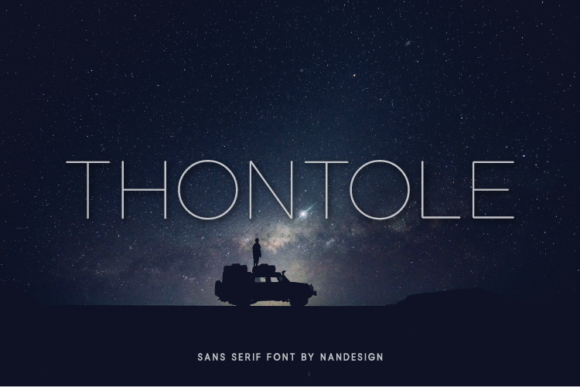 Thontole: A Modern Sans Serif Font for Editorial Design