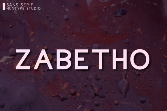 Zabetho: A Modern Sans Serif Font for Web Design